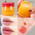 Vaseline lip balm pot 9g with small brush applicator in blueberry or pomegranate flavour