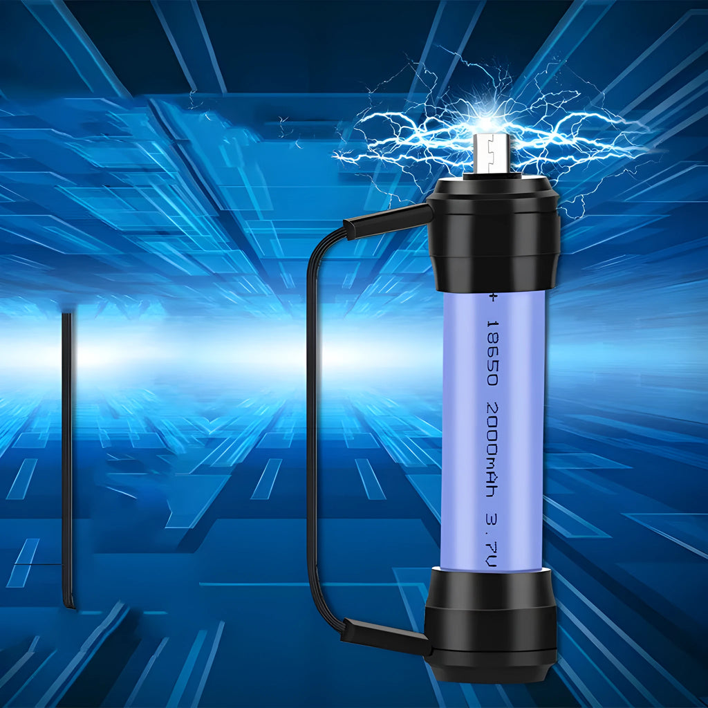 Mini portable keychain charger for mobile phones with lithium battery emergency power
