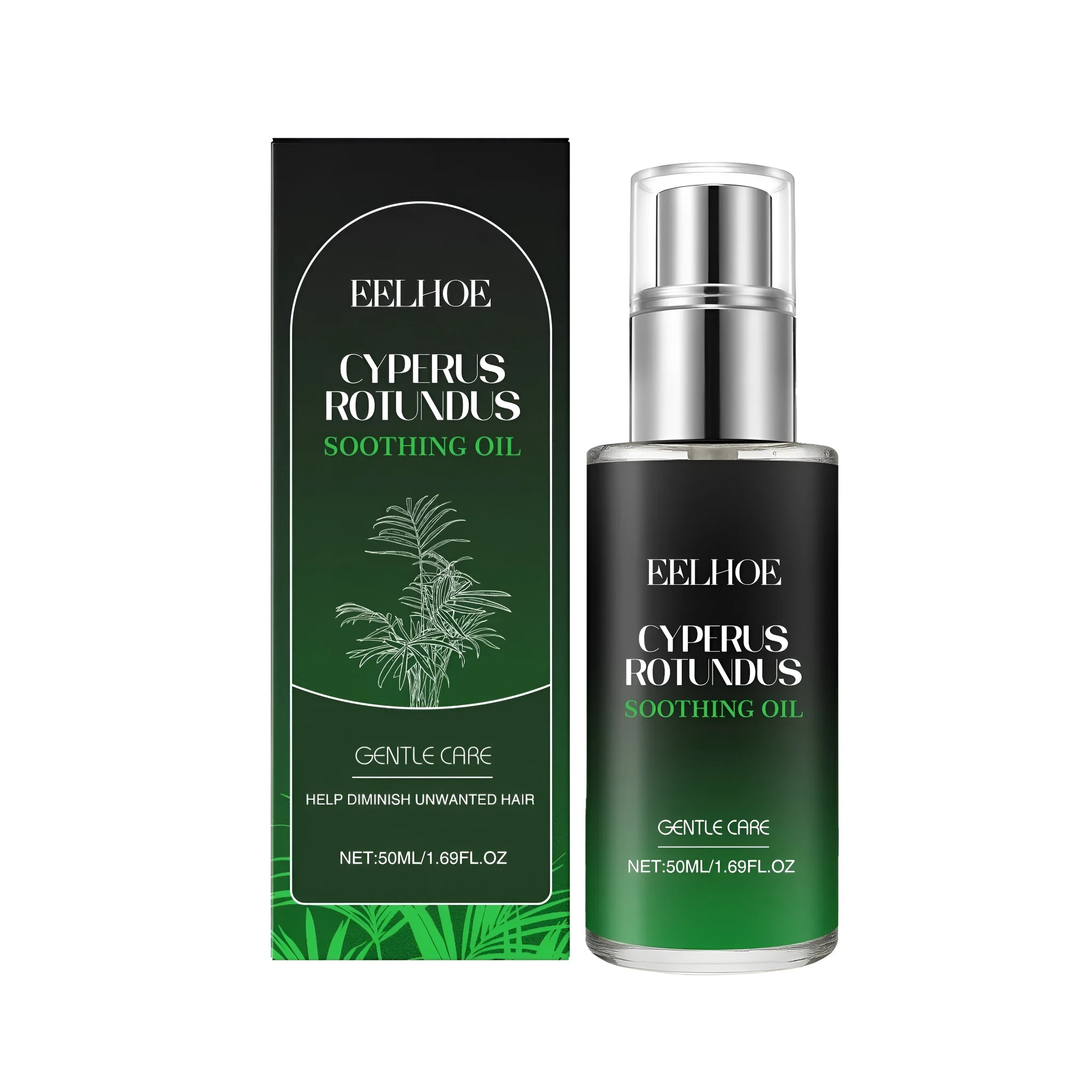 50ml bottle of Cyperus Rotundus Soothing Oil, a facial treatment oil