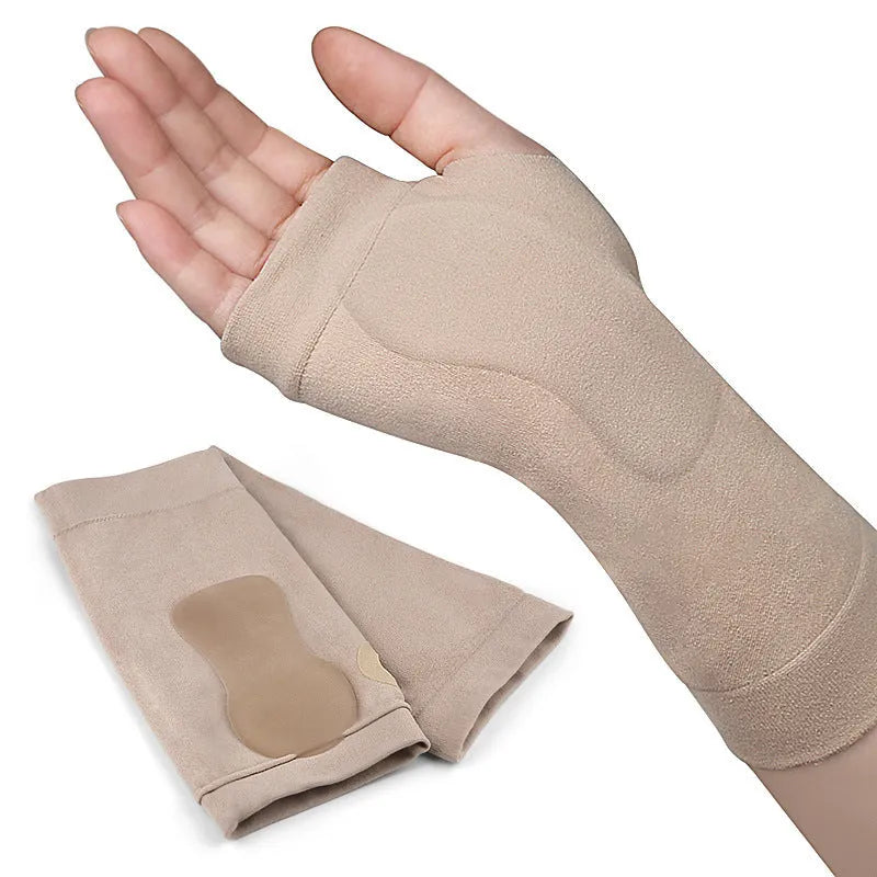 Skin colour soft wear-resistant sports fitness wristband for left or right hand wrist support during running cycling gym