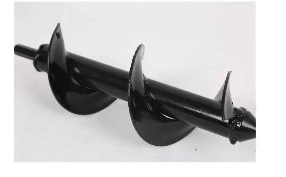 High speed steel spiral loosening drill bit with round handle, 300mm length, for planting