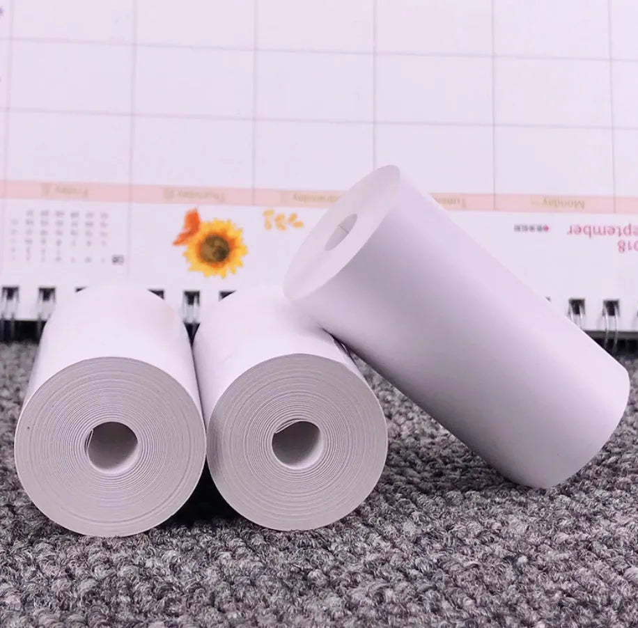 PerPage mini wireless thermal printer paper in various colour options