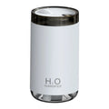 Jellyfish-shaped USB humidifier with smoke ring mist output and warm night light in blue colour