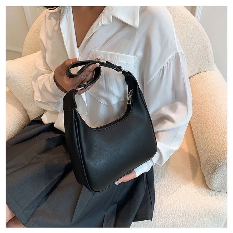 Mini polyester tote bag in 039 Black and 039 White, no gender wind style, compact mini carry bag