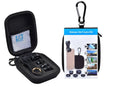 Universal 5-in-1 clip-on smartphone lens kit with wide-angle, macro, fisheye, telephoto, and CPL lenses.
