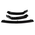 Black polypropylene front bumper shovel lip for BMW 3 Series F30 F35 models