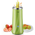 Beige coloured compact automatic mini breakfast machine on kitchen counter