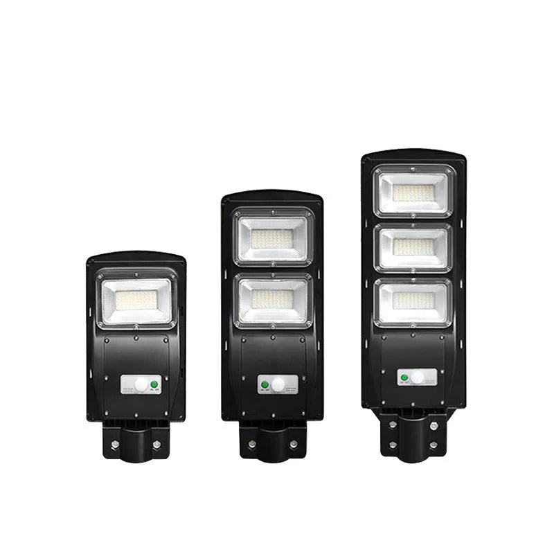 60W integrated solar street light unit for outdoor household and garden use.