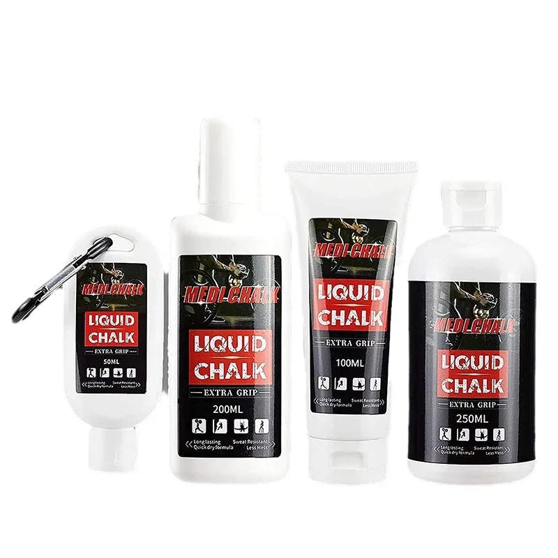 50ml bottle of white magnesium carbonate anti-slip powder for rock climbing and sports