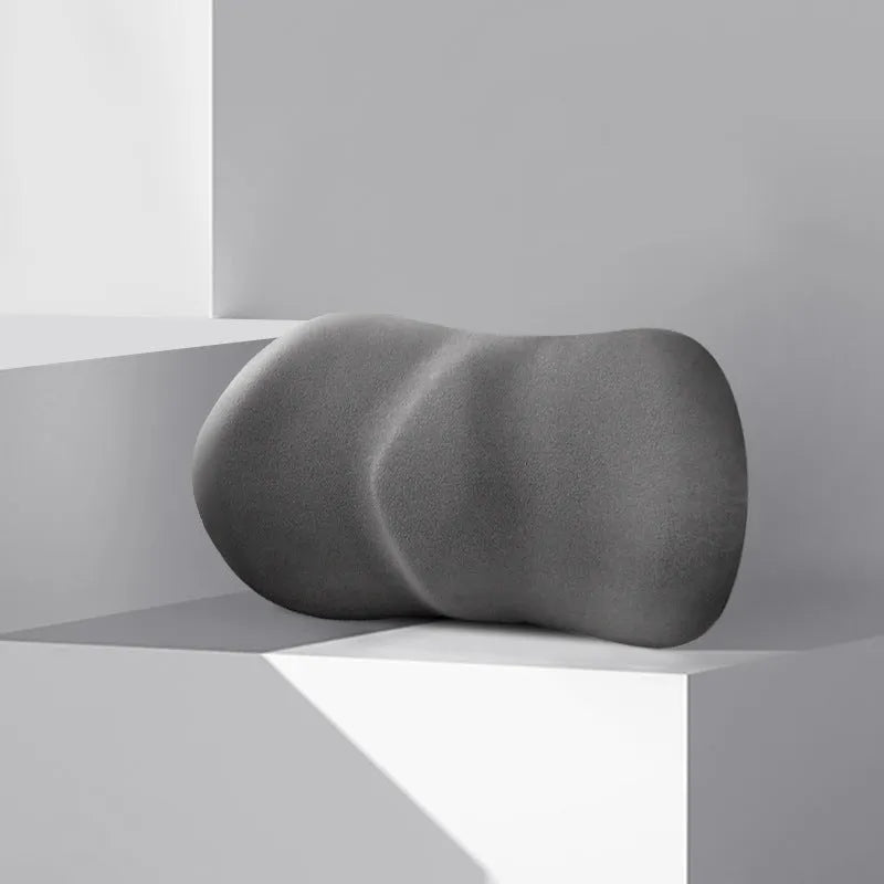 Car seat headrest pillow and lumbar support pillow set in five colour options