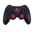 Upgraded X3 Bluetooth wireless game controller for Android phones with attached mobile phone clip.