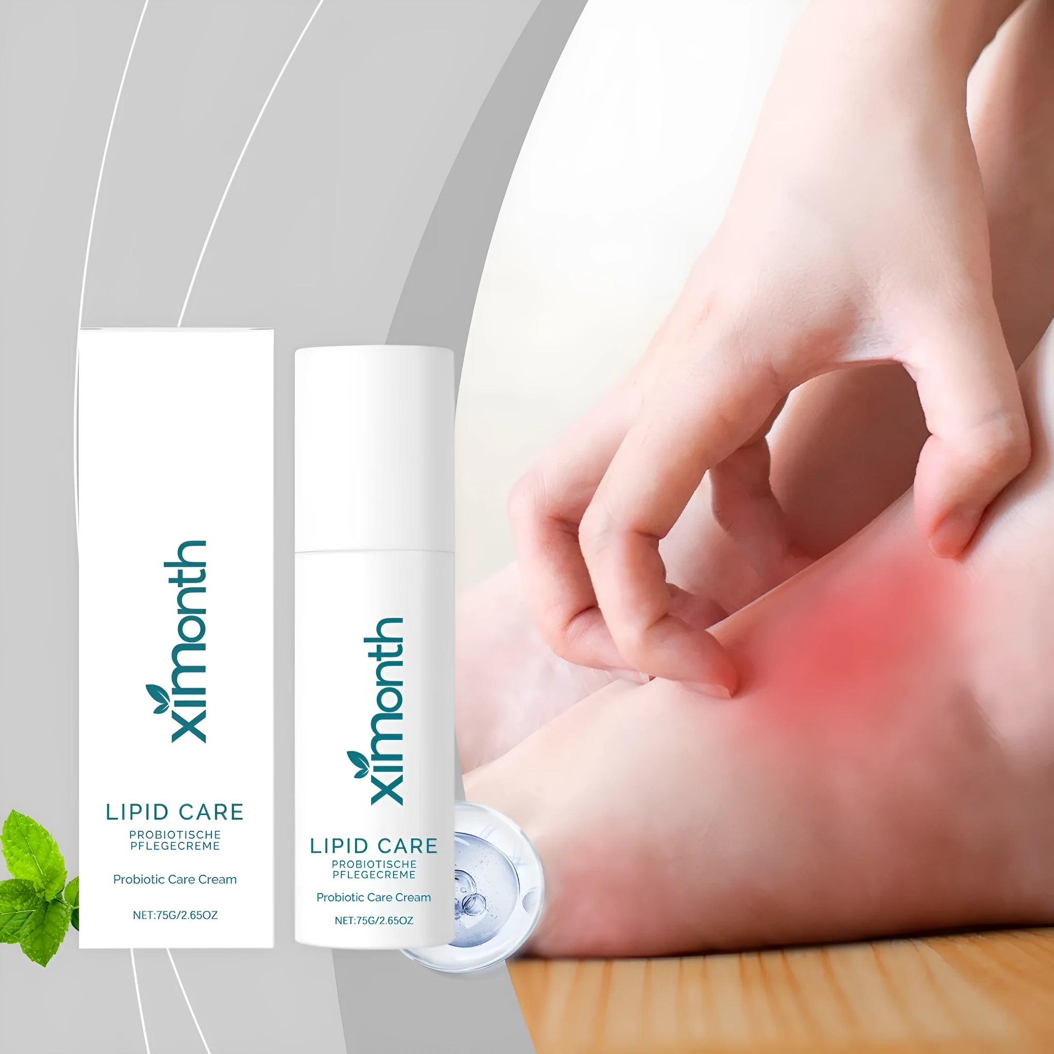 75g tube of gentle neck repair cream with Bifidobacterium and mint leaf