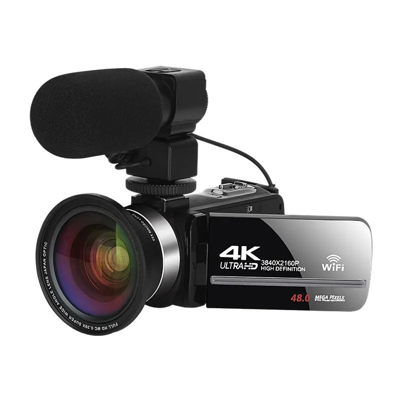 Z124K Black Standard WIFI digital HD night vision camera with 3-inch screen and 37mm lens mount