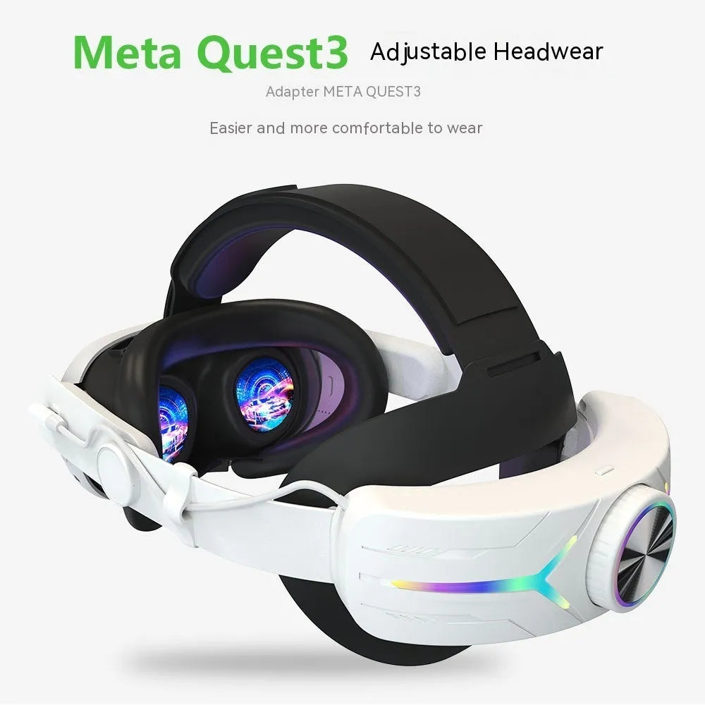 Ammonium Bicarbonate VR charging headset 8000 mAh in Elite Color, ABS handheld design on white background