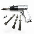 150mm long steel air hammer chisel head for rust removal and brake pad work.