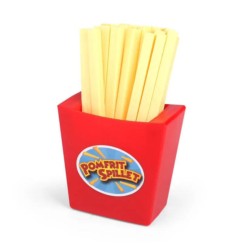 Multiplayer French Fries Toy desktop party game set in plastic box for children aged 4-6