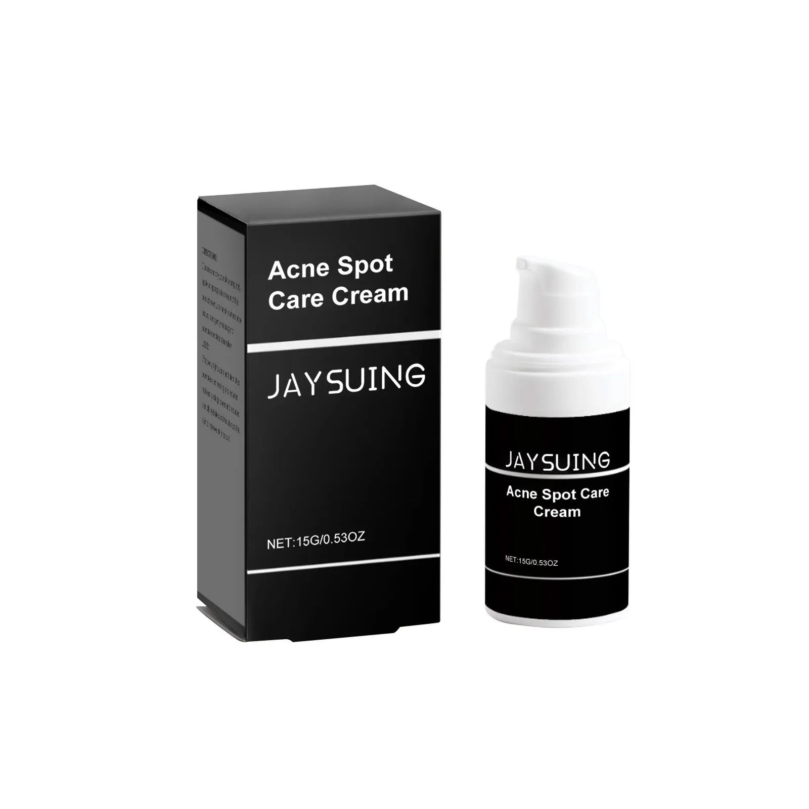 15g tube of hydrating acne cream with mint leaf, tea tree oil and aloe leaf ingredients