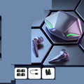 Compact wireless Bluetooth gaming earpieces and charging case in multiple colour options.
