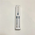 White and red cleaning pen for AirPods Pro with metal pick, brush, and sponge heads.