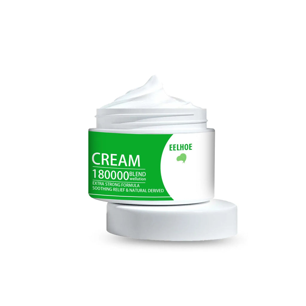 Body care massage cream tube for joint relief with aloe, flower extract, and menthol, 30g or 50g