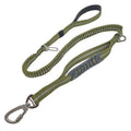 Polyester car traction dog leash with big hook hand holding rope, 2.5 x 135 cm, in black, purple, army green or orange