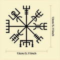 Square 13x13cm vegetarian-themed vinyl sticker for car or notebook decoration