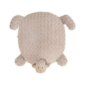 Pet mat in lamb fabric, 40x50cm, available in coffee and white, for cats and dogs.