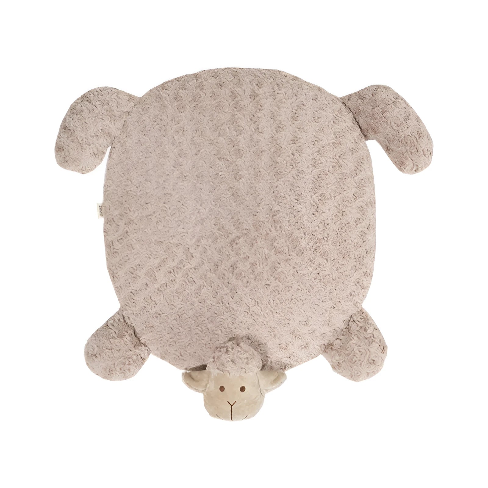 Pet mat in lamb fabric, 40x50cm, available in coffee and white, for cats and dogs.