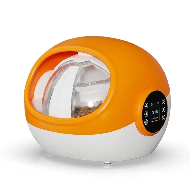 Pet anti-grab food chip identification multi-cat automatic plastic feeder with UK plug