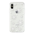Christmas snowflake elk TPU phone case back cover in cartoon style for iPhone