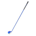 Golf iron swing trainer with soft iron club in orange, measuring 38.5*10cm, used for swing practice.