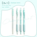 Learning Office Ice Cream double-headed spinner press pens with 0.5mm tips in Cheese Mint and Sea Salt Ice Cup colours.