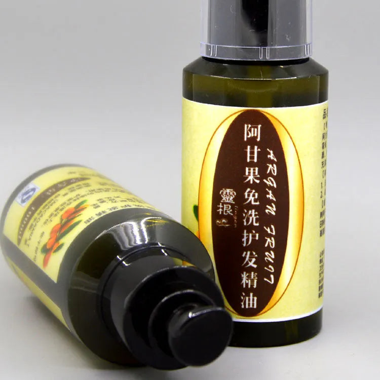 Leave-in hair oil bottle for frizz control and colour protection, 1 piece