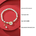 Osmanthus Peace Buckle S925 sterling silver jade bracelet with inlaid gemstone