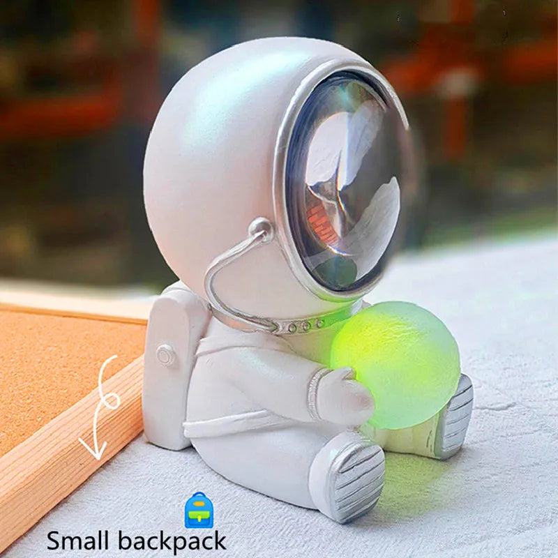 Animal-shaped starry sky night light in resin with LED lighting