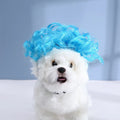 Adjustable pet wig sheath headdress for dogs and cats in multiple colours and styles