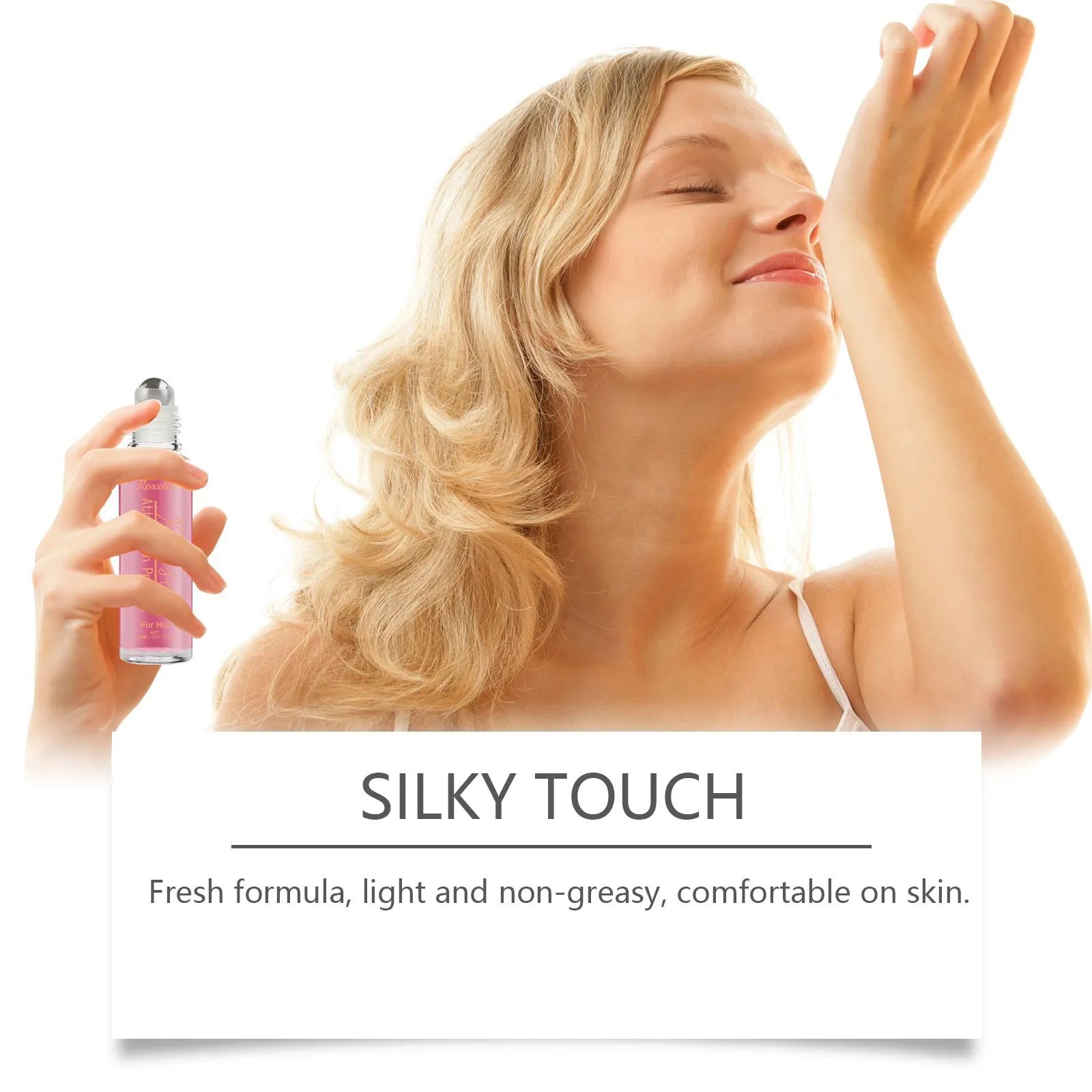 Rose light perfume in 15ml portable bottle for body care