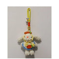 Plush key chain rabbit doll cartoon pendant soft plush material keyring