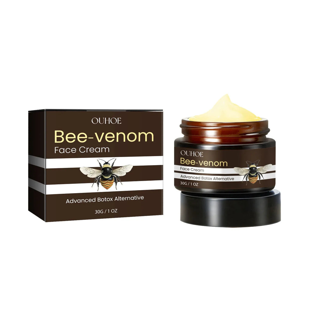 OUHOE Bee Firming Cream jar with hydrating and nourishing properties for facial application