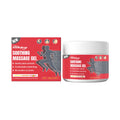 Soothing massage gel tube 120g with peppermint extract water-based non-greasy formulation