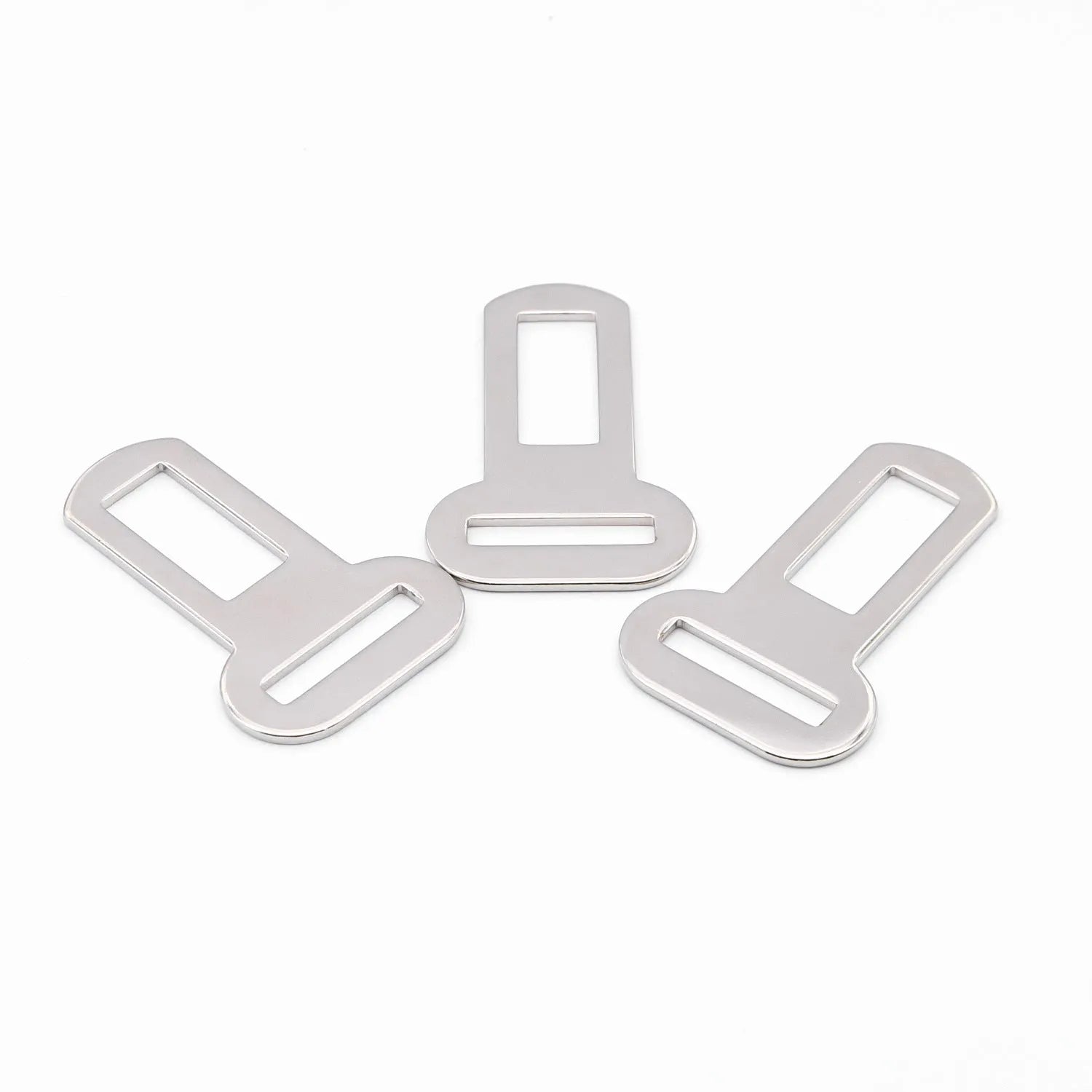 26mm silvery metal pet safety buckle for leash and car restraint connections