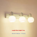 American simple LED wall lamp for bathroom washstand mirror front lighting in black finish