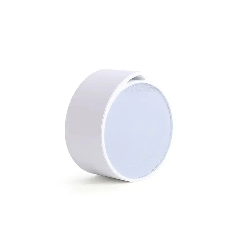 White nano glass 2-in-1 epilator and foot callus remover device on a blue background.