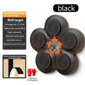Freestanding ABS boxing target for children and adult training, shown with optional adult or children's gloves.