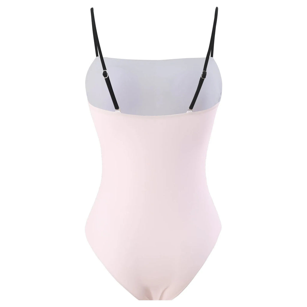 Women's patterned bikini with tulle skirt swimwear set in polyester fabric