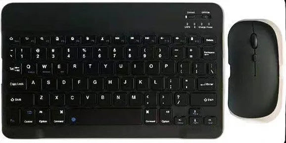 10-inch Bluetooth keyboard and wireless mouse set in selected colour with TY-C interface and USB linker