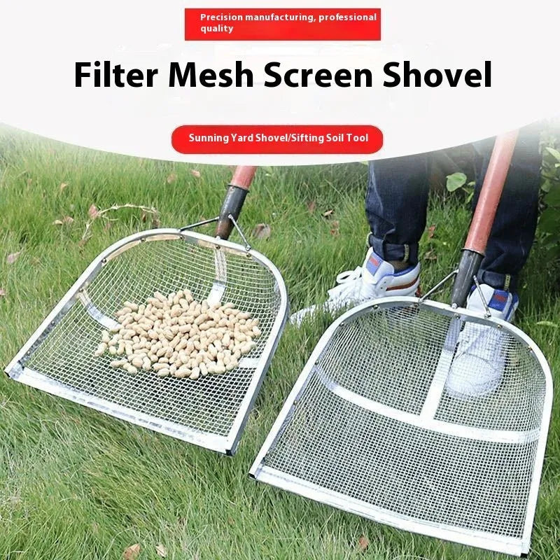 Large hole thickening galvanized iron sieve mesh screen with 4 mm leakage hole for sifting