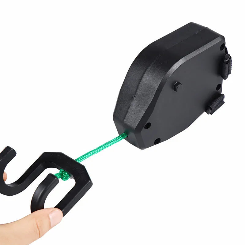Black plastic resin bicycle trailer rope for mountain bike and parent-child cycling