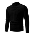 Men's cotton blend jacquard pullover sweater in beige, slim fit, long sleeve, available in sizes M to XXXL