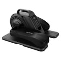 Electric oval mute stepper walking machine in black, 43x39x25cm, with non-slip base